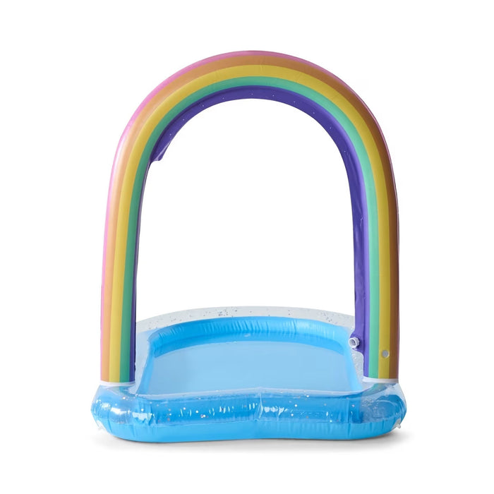 Inflatable Rainbow Sprinkler Slide Pool