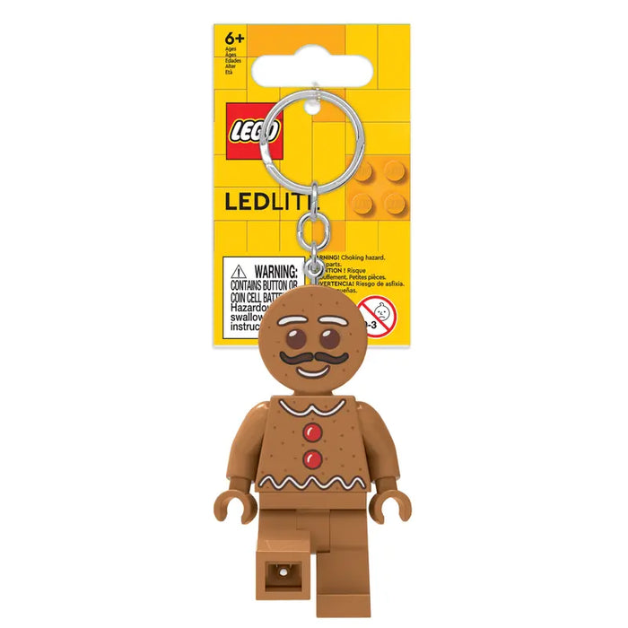 LEGO Gingerbread Man LED Keychain Light