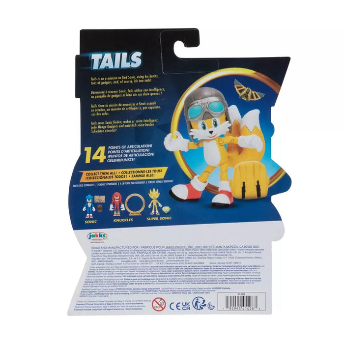 Sonic the Hedgehog 2 Tails with Backpack and Gizmo Wing Action Figure