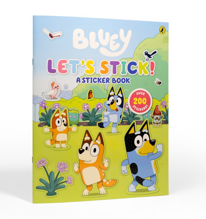 Bluey Let's Stick Sticker Scenes Book