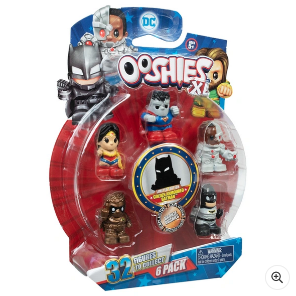 Ooshies DC XL 6 Pack 32 Figures To Collect